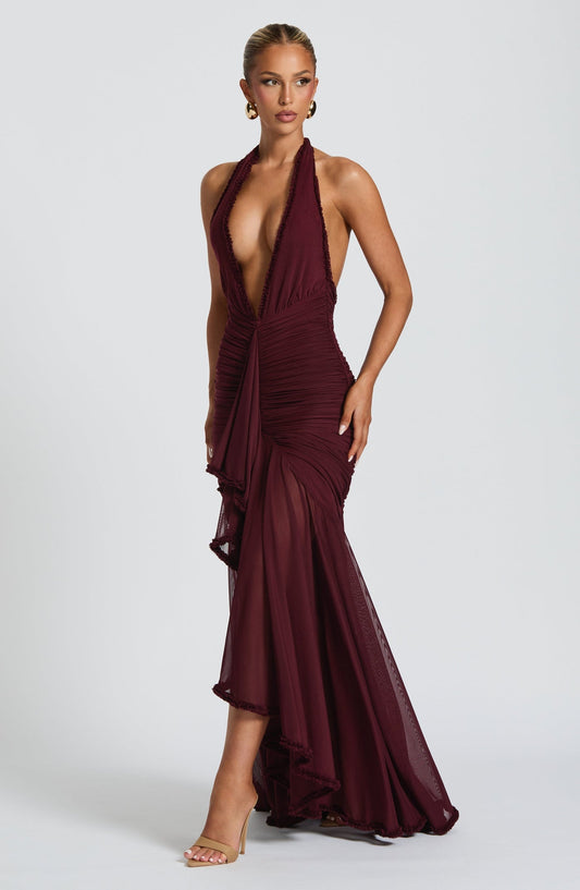 Vestido con Espalda Abierta Marea del Alba