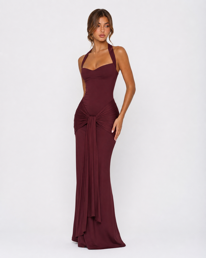 Vestido Largo Halter Brisa