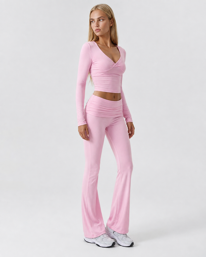 Conjunto de Manga Larga Camelia de la Riviera