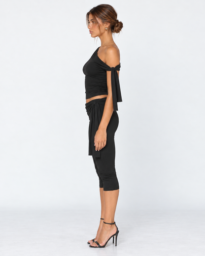 Conjunto de Un Hombro Zafiro de la Noche
