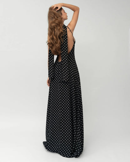 Vestido Largo con Espalda Abierta Estrella de Primavera