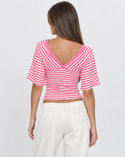 Top de Rayas Perla del Sol