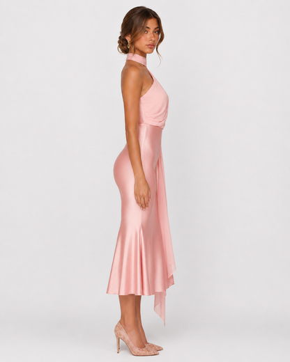 Vestido Midi de Satén Seraphina