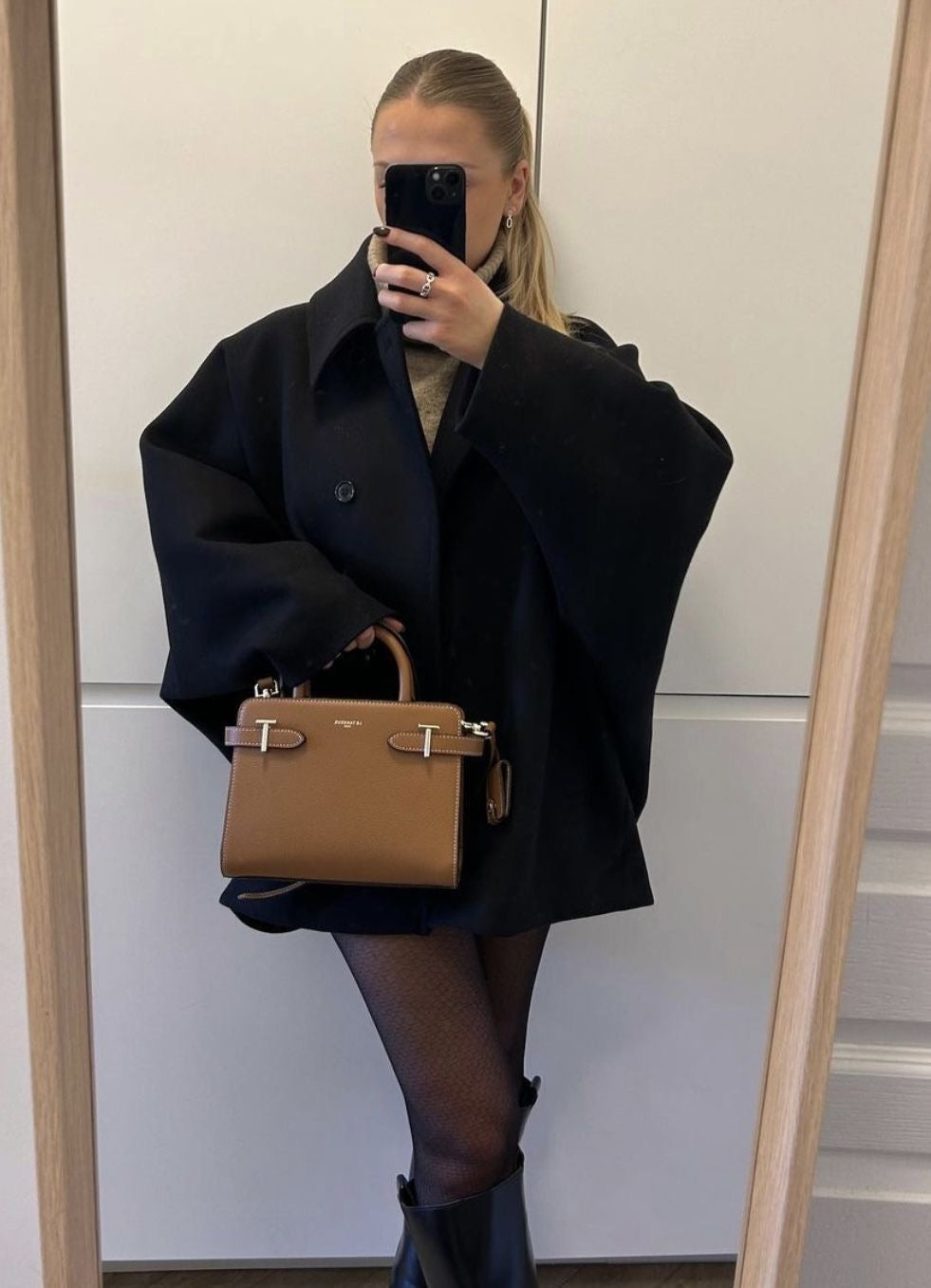 Abrigo de Lana Oversize Viola