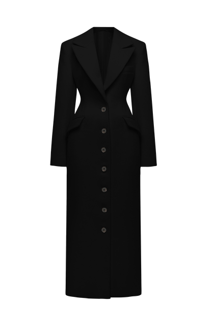 Abrigo Negro Ursula