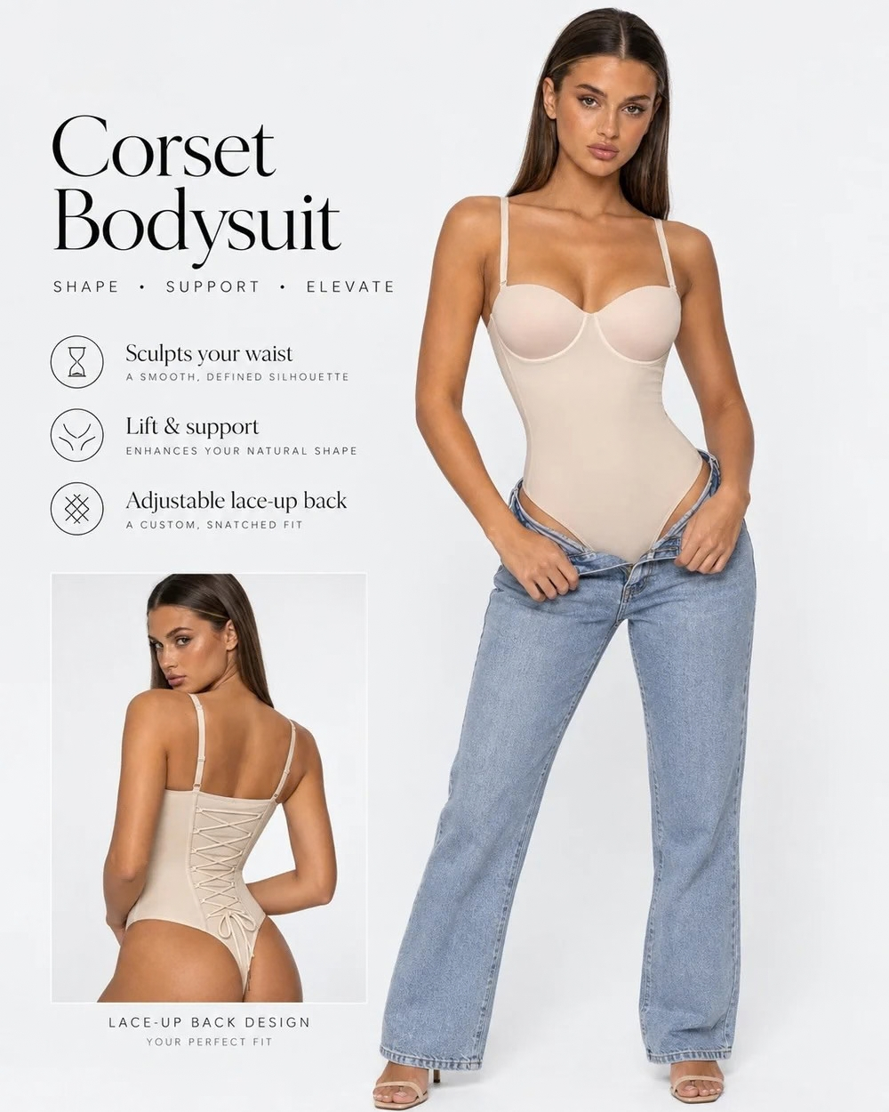 Body con Corsé Estructurado