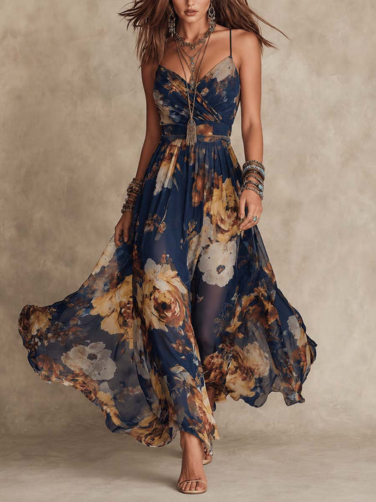 Vestido Largo Floral Deborah