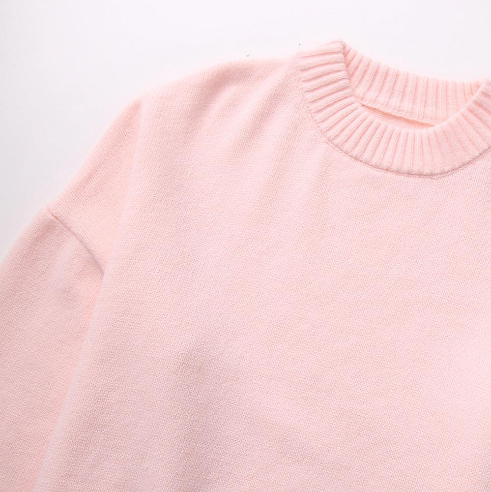 Jersey de Punto Rosa Oversize