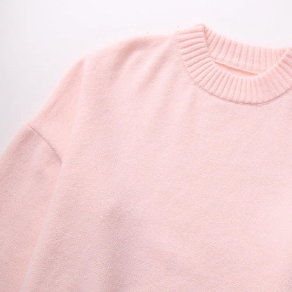 Jersey de Punto Rosa Oversize