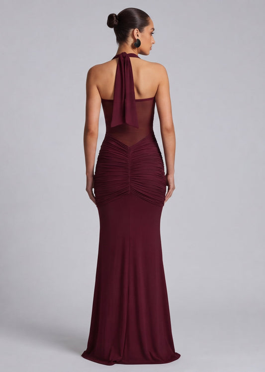 Vestido Drapeado Zafiro del Valle