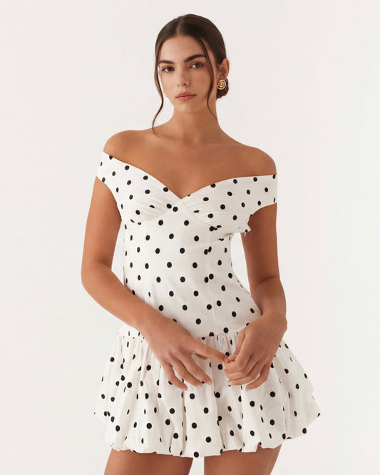 Vestido Corto con Corsé Iris de Primavera