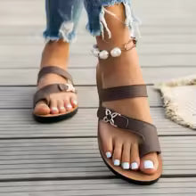Sandalias sin cordones