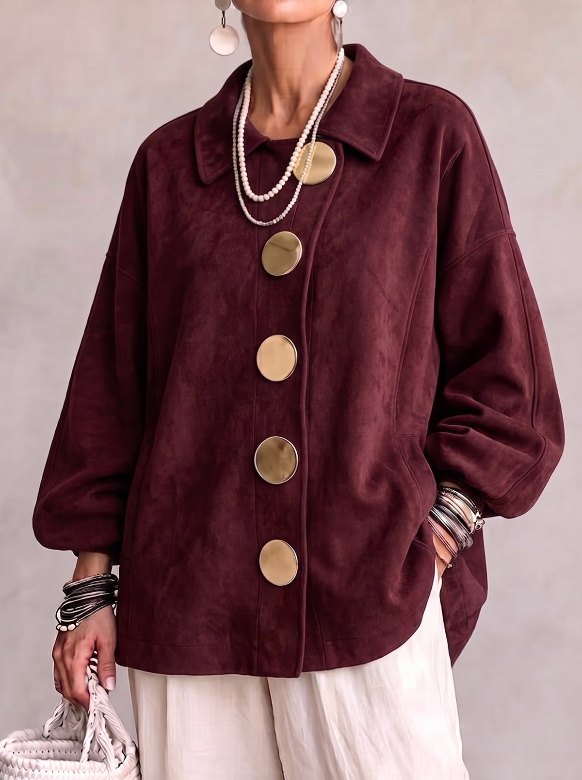 Sobrecamisa Lorene Efecto Ante