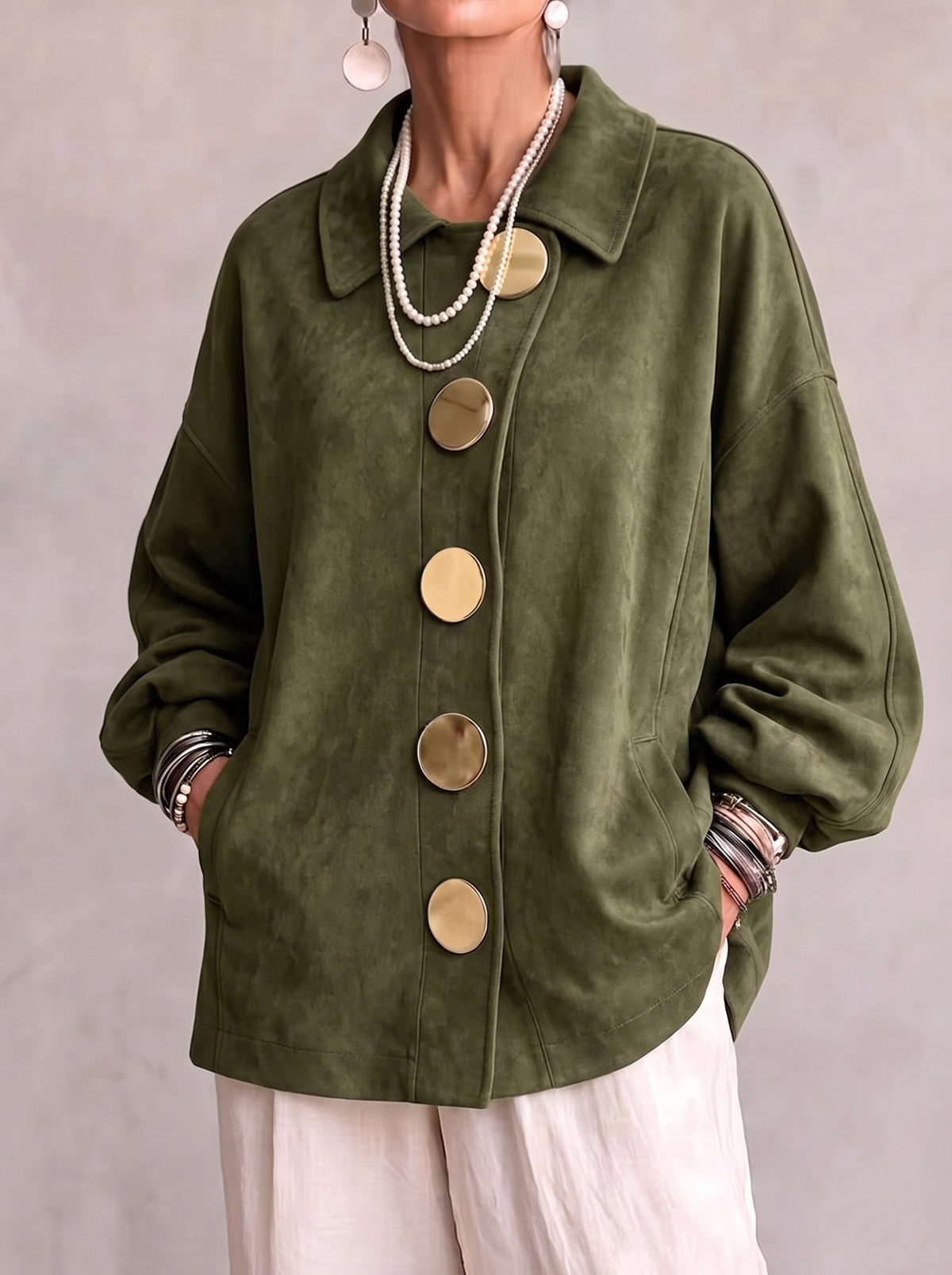 Sobrecamisa Lorene Efecto Ante